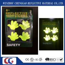 Adesivo refletivo de alta visibilidade de luz fluorescente